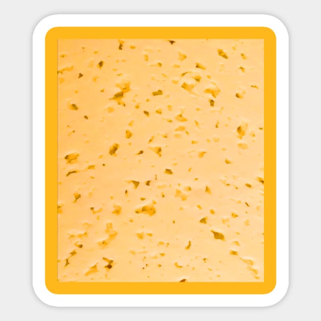 Cheese piece Sticker by Foodinasty